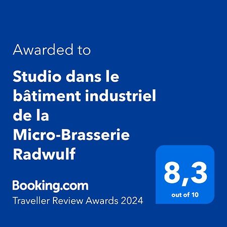 Studio Dans Le Batiment Industriel De La Micro-Brasserie Radwulf Leilighet Vieux-Ferrette Eksteriør bilde